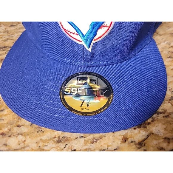 Toronto Blue Jays Hat New Era 59FIFTY Cap Fitted 7 3/8 New Era MLB Baseball - Picture 3 of 11
